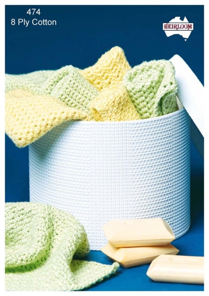 HEIRLOOM - Assorted Wash Cloths (474)
