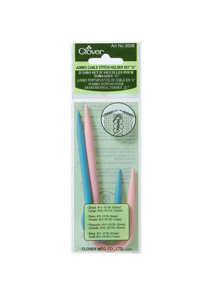 CLOVER - Cable Stitch Holder (U Shape)