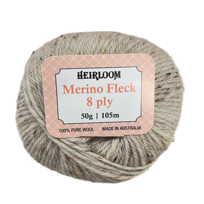 HEIRLOOM - Merino Fleck 8ply