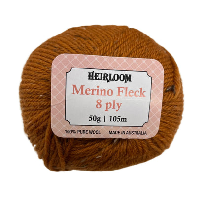 HEIRLOOM - Merino Fleck 8ply